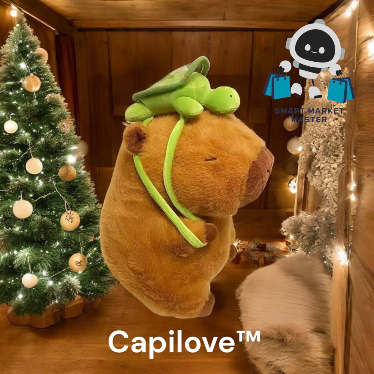 CAPILOVE ™ - PELUCHE DE CAPIBARA IRRESISTIBLE