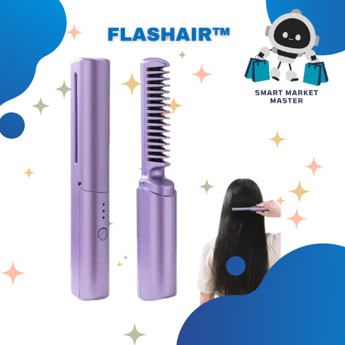 FLASHAIR™︎ - Cepillo Para Cabello Recargable